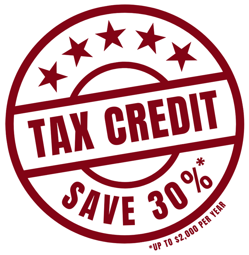 Tax Credit - Save 30%