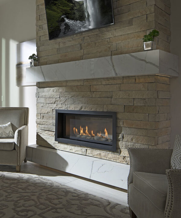Premium 3615 High Output Deluxe Linear Gas Fireplace by FPX