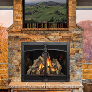 4237 Ember-Glo TV Deluxe Gas Fireplace by Fireplace Xtrordinair