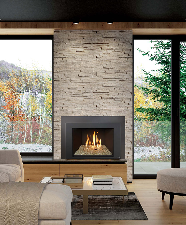Stellar Transcend Indoor-Outdoor Gas Fireplace - Toronto Home Comfort