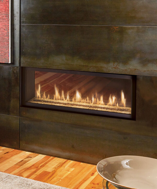 Premium 4415 See-Through Linear Gas Fireplace by FPX