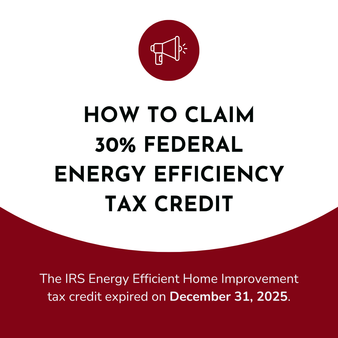 How To Claim 30% Federal Energy Efficiency Tax Credit