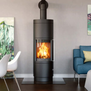 Bari Plus Freestanding Wood Stove by Hearthstone