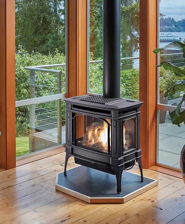 Lopi Berkshire Bay Window Gas Stove