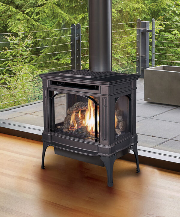 Lopi Berkshire Bay Window Gas Stove