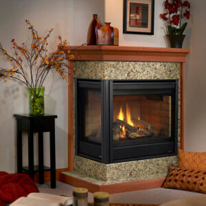 Corner Gas Fireplace by Heatilator