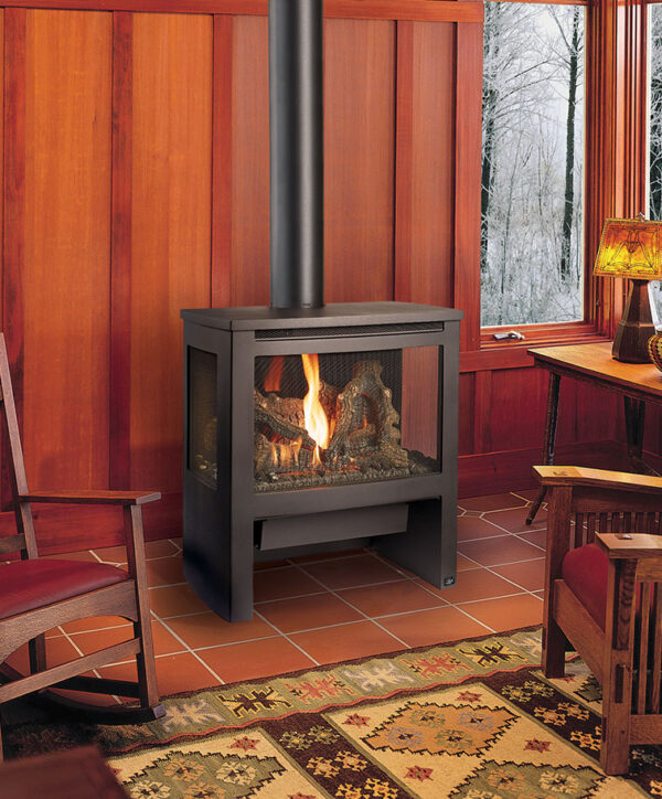 Lopi Cypress Bay Window Gas Stove