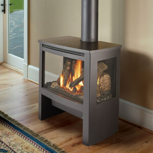 Lopi Cypress Bay Window Gas Stove