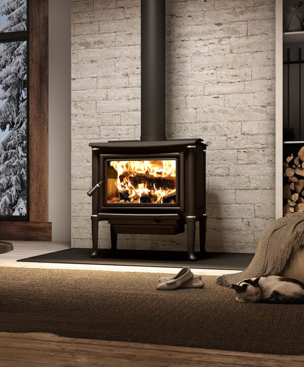 Harmony 2.3 Free Standing Wood Stove by Enerzone