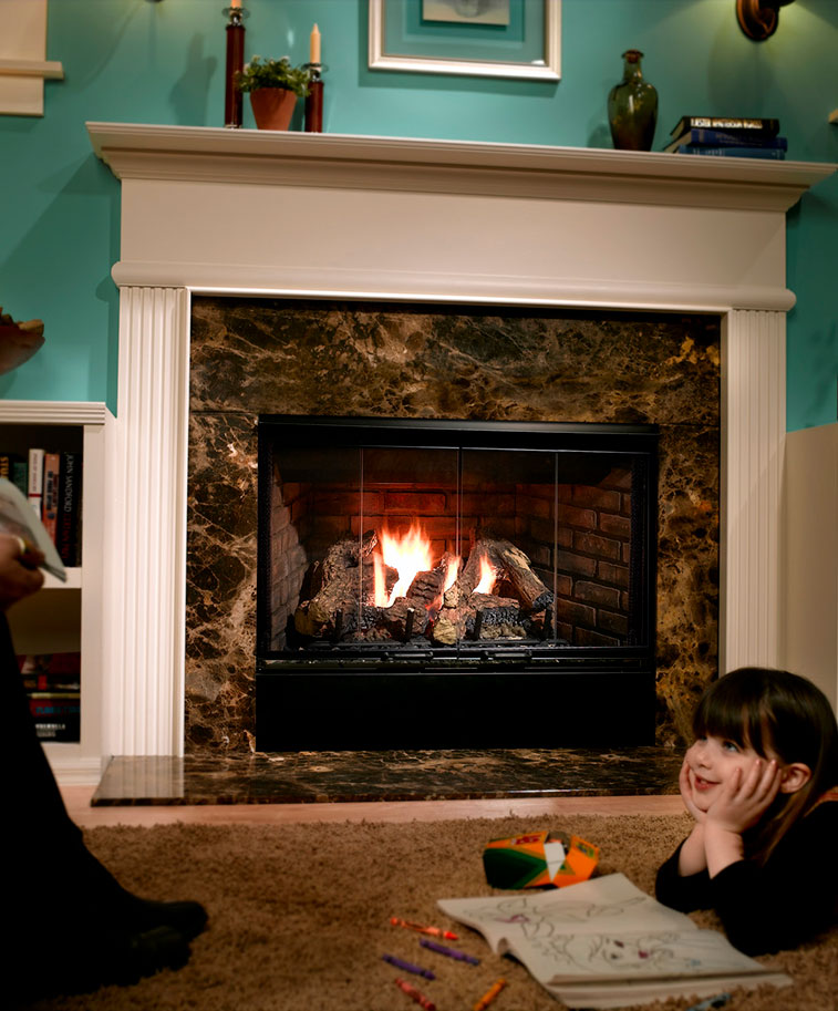 Reveal Gas Fireplace by Heatilator