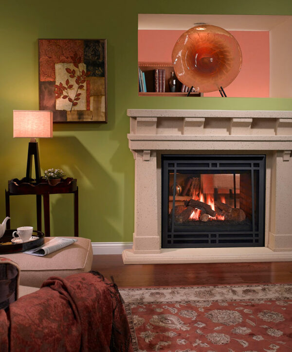 See-Through Gas Fireplace by Heatilator