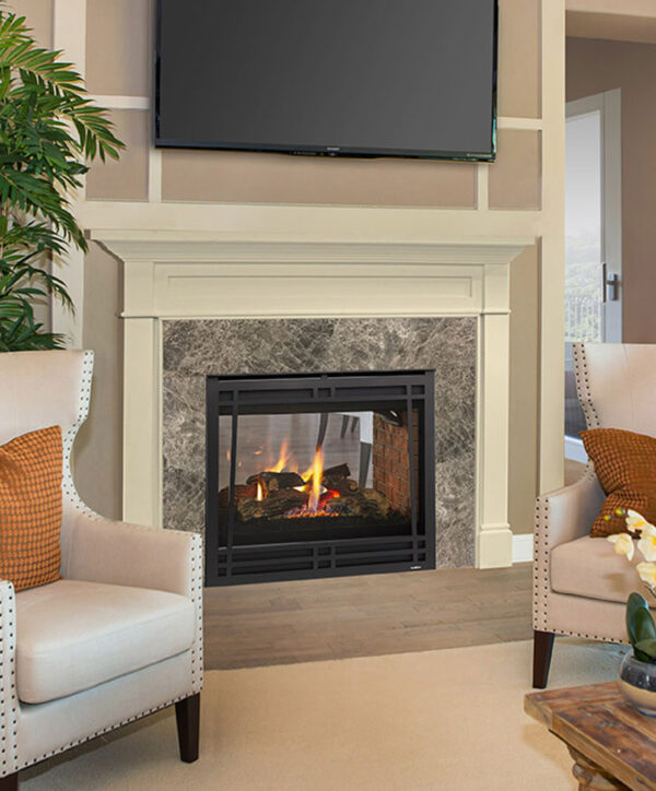 See-Through Gas Fireplace by Heatilator