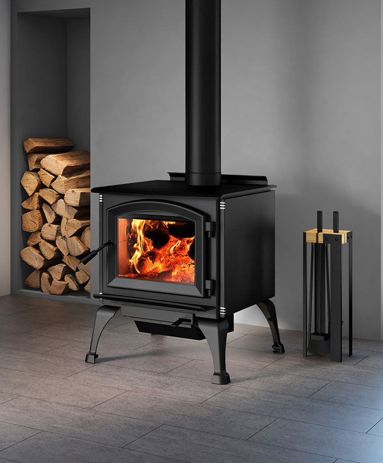 Solution 3.3 Free Standing Wood Stove by Enerzone