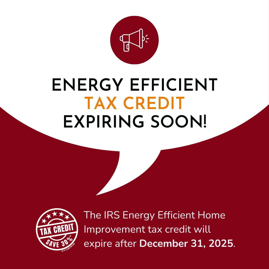 Energy Efficient Tax Credit Expiring Soon