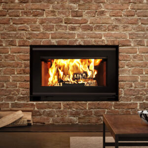 Mundo II Wood Fireplace by Valcourt