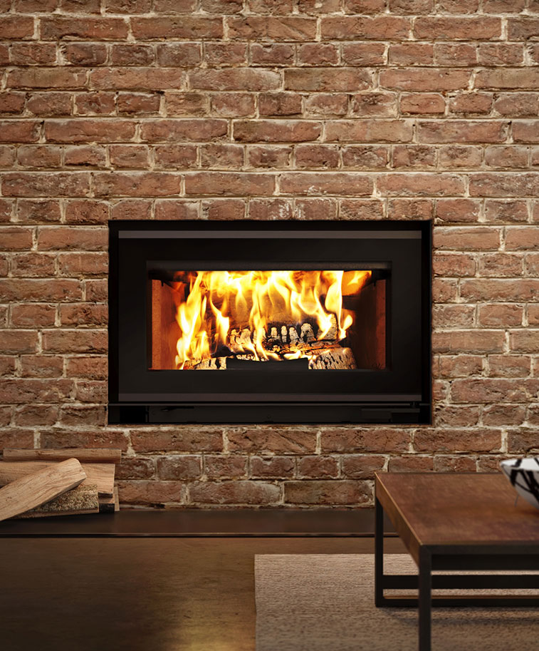 Mundo II Wood Fireplace by Valcourt