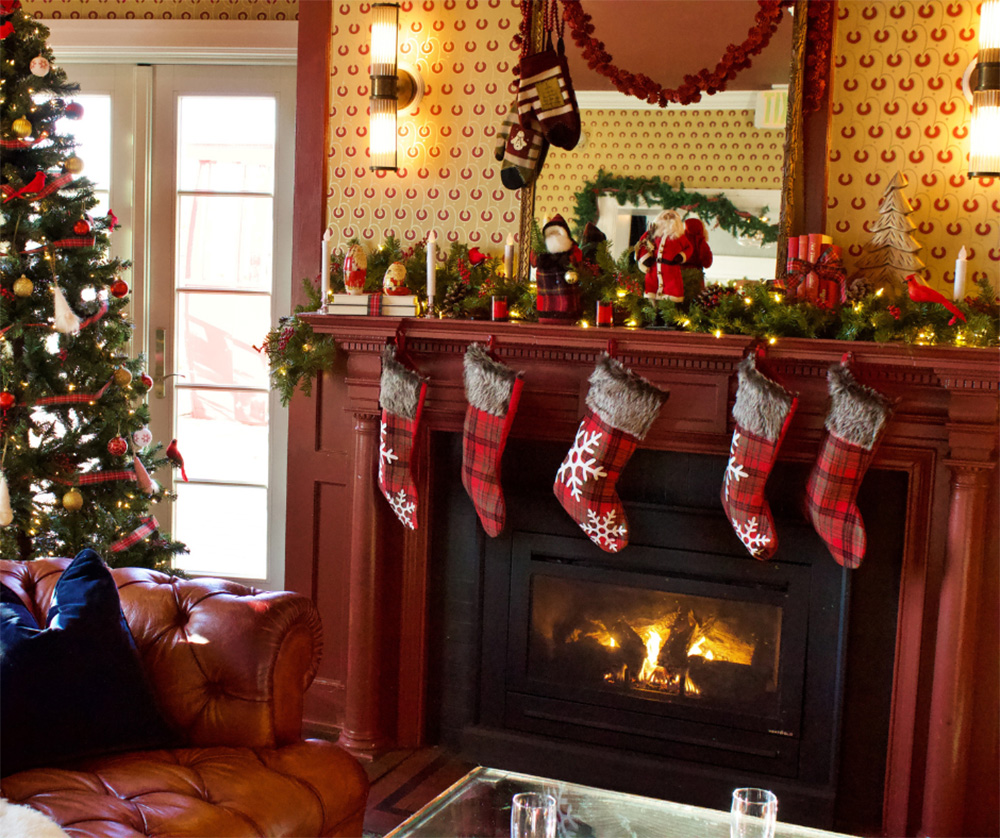Stockings Hanging by the Fireplace
